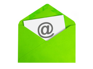 38787207 - paper sheet with email icon in green envelope